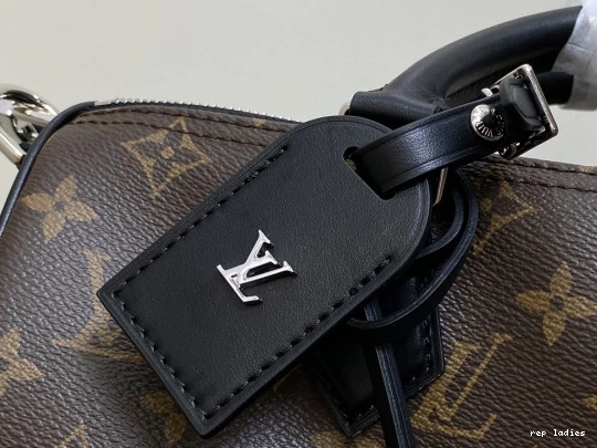 Cheap Vuitton Speedy Soft Louis 30 Dark 0821